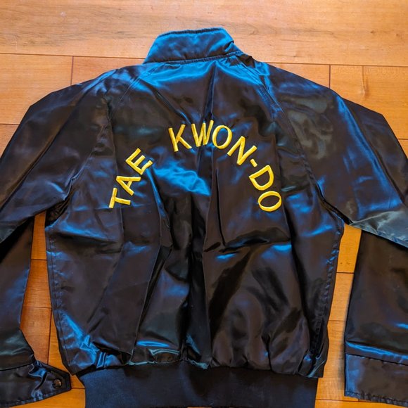 Lined bomber jacket with Tae Kwon-Do patch - Picture 4 of 4